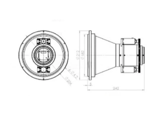 LWIR Electric focus lens 160mm/F1.0 MAX-LML16010-8