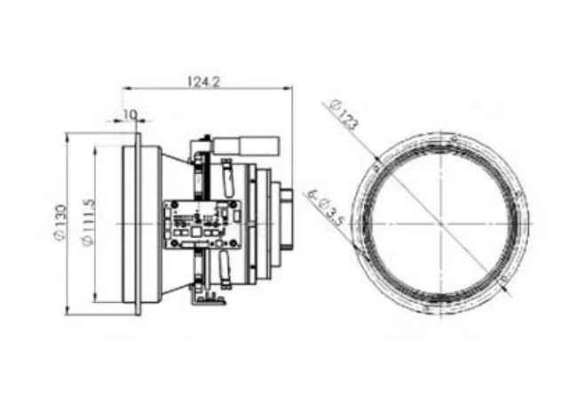 LWIR Electric focus lens 100mm/F1.0 MAX-LML10010-8